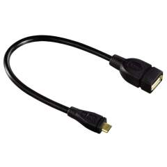 Hama USB 2.0 Adapter Cable Micro B-plug - A-socket