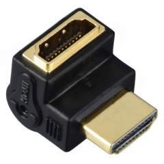 Avinity High-speed HDMI ?-hoekadapter Stekker - Koppeling Up 90 