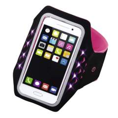 Hama Sport-armband Running Voor Smartphones Maat XL Met Led Pink