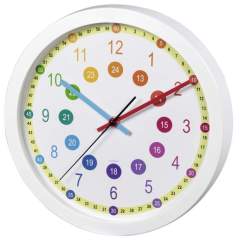 Hama Wandklok Voor Kinderen Easy Learning Diameter 30 Cm Geluidsarm