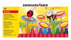 Eberhard Faber EF-524010 Waskrijt Driekantig Watervast Etui 