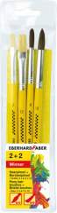 Eberhard Faber Penselenset Varkens- en Ponyhaar Maat 8 & 12 Doos 10 Stuks