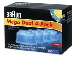 Braun CCR4 Clean & Renew Refill Cartridge 4 Stuks