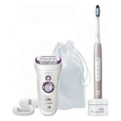 Braun Beauty Box Oral-B Pulsonic Elektrische Tandenborstel + Silk-&eacute;pil 9 Epilator
