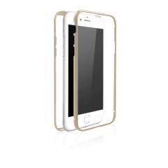 White Diamonds Cover 360&deg; Glass Voor Apple IPhone 7/8/SE (2020) Goud