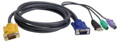 Aten 2L-5303UP Special Kvm Combination Cable, Ps/2/usb/vga 3 M