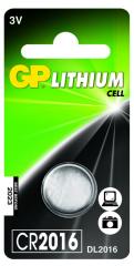 GP Batteries Knoopcel CR2016 lituim 3V
