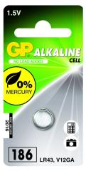 GP Batteries Knoopcel LR43 alkaline 1,5V