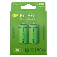 GP Recyko Gp Oplaadbaar Batterij C A2 3000mah