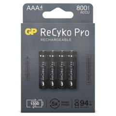 GP Recyko Gp Oplaadbaar Batterij Pro Aaa A4 800mah