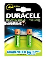 Duracell AA 2400mAh Precharged Oplaadbare Batterijen 2stuks