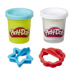 Play-Doh Kitchen Creations Koekjestrommel met 2 Kleuren Klei Assorti