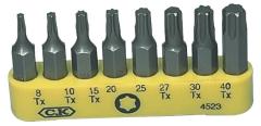 C, K, Ck-4523 8-delige Torx Bitset