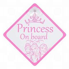 Disney Princess Bordje Baby On Board