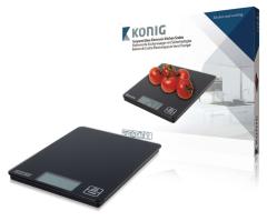 Konig HC-KS12N Digitale Keukenweegschaal Zwart