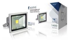 Konig KNLEDFL20W LED Bouwlamp 20W 1400LM Klasse II