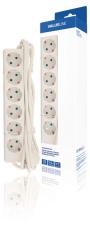 Valueline VLES630F001WH Stekkerdoos 6-wegs 3,00 M Wit