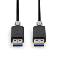 Nedis CCBW61000AT20 Kabel Usb 3.0 A Male - A Male 2.0 M Antraciet