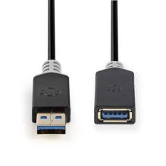 Nedis CCBW61010AT20 Kabel Usb 3.0 A Male - A Female 2.0 M Antraciet