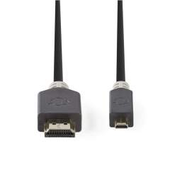 Nedis CVBW34700AT20 High Speed Hdmi ?-kabel Met Ethernet Hdmi ?-connector - Hdmi ?-micro-connect