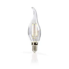 Nedis LEDBFE14CANFT1 Retro Led-gloeilamp E14 Kaars Met Gebogen Punt 2.5 W 250 Lm