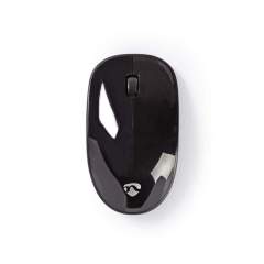 Nedis MSWS100BK Draadloze Muis 1000 Dpi Met 3 Knoppen Zwart
