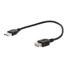 Nedis CCGP60010BK10 Usb 2.0-kabel A Male - A Female 1.0 M Zwart