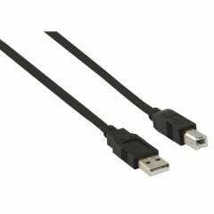 Nedis CCGP60100BK20 Usb 2.0-kabel A Male - B Male 2.0 M Zwart