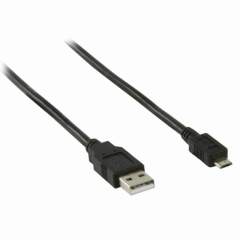 Nedis CCGP60500BK05 Usb 2.0-kabel A Male - Micro-b Male 0.5 M Zwart