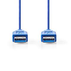 Nedis CCGP61000BU20 Usb 3.0-kabel A Male - A Male 2.0 M Blauw