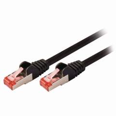 Nedis CCGP85221BK05 Cat6 S/ftp-netwerkkabel Rj45 Male - Rj45 Male 0.5 M Zwart