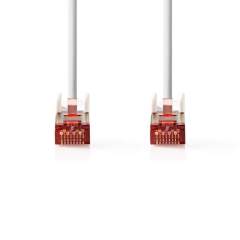 Nedis CCGP85221WT025 Cat6 S/ftp-netwerkkabel Rj45 Male - Rj45 Male 0.25 M Wit