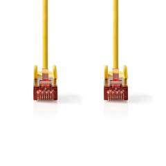 Nedis CCGP85221YE025 Cat6 S/ftp-netwerkkabel Rj45 Male - Rj45 Male 0.25 M Geel