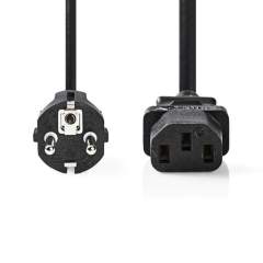 Nedis CEGP10030BK50 Voedingskabel Schuko Male - Iec-320-c13 5.0 M Zwart