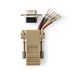 Nedis CCGP52821IV D-sub-adapter D-sub 9-pins Male - Rj45 (8p8c) Female Ivoor