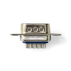 Nedis CCGP52800ME Bevestiging D-sub Behuizing D-sub 9-pins Male Metaal