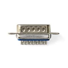 Nedis CCGP52803ME Bevestiging D-sub Behuizing D-sub 15-pins Male Metaal