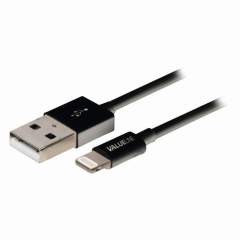Nedis CCGB39300BK10 Sync And Charge-kabel Apple Lightning - Usb-a Male 1.0 M Zwart