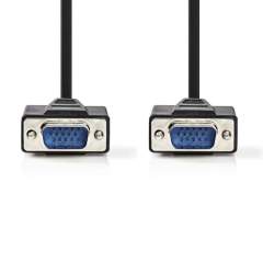 Nedis CCGB59000BK30 Vga-kabel Vga Male - Vga Male 3.0 M Zwart