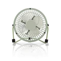 Nedis FNDK1GR10 Metalen Miniventilator Diameter 10 Cm Gevoed Over Usb Groen