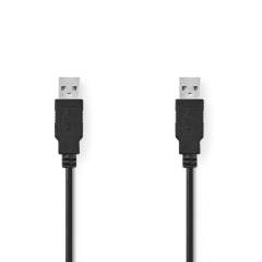 Nedis CCGT60000BK10 Kabel Usb 2.0 A Male - A Male 1.0 M Zwart