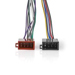 Nedis ISOCSO16PVA Sony 16-pins Iso-kabel Radioconnector - 2x Autoconnector 0.15 M Veelkleurig