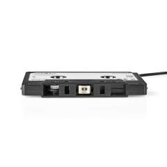Nedis ACON2200BK Cassette-adapter 3.5 Mm Mannelijk Zwart