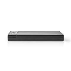Nedis HDDE25301BK Hardeschijf Behuizing 2.5" Sata Iii-verbinding Usb 3.1 6 Gbps