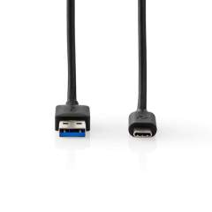 Nedis CCGW61600BK20 Usb 3.1 Cable Usb-c&trade; Male - A Male 2.0 M Zwart