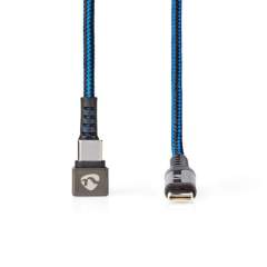 Nedis GCTB60700BK20 Usb 2.0-kabel Type-c&trade; Male Naar Type-c&trade; Male 180&deg;-aansluitin