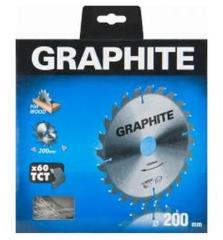 Graphite 57H656 Cirkelzaagblad vor Hout 160mm, Asgat 30mm, Tanden 18, Dikte 2,8, Vulringen 16/20