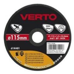 Verto 61H405 Doorslijpschijf Metaal 125x22,2x1,0mm