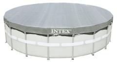 Intex 28040 Luxe (verzwaard) afdekzeil voor  frame pools 488 cm