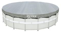 Intex 28040 Luxe (verzwaard) afdekzeil voor  frame pools 488 cm
